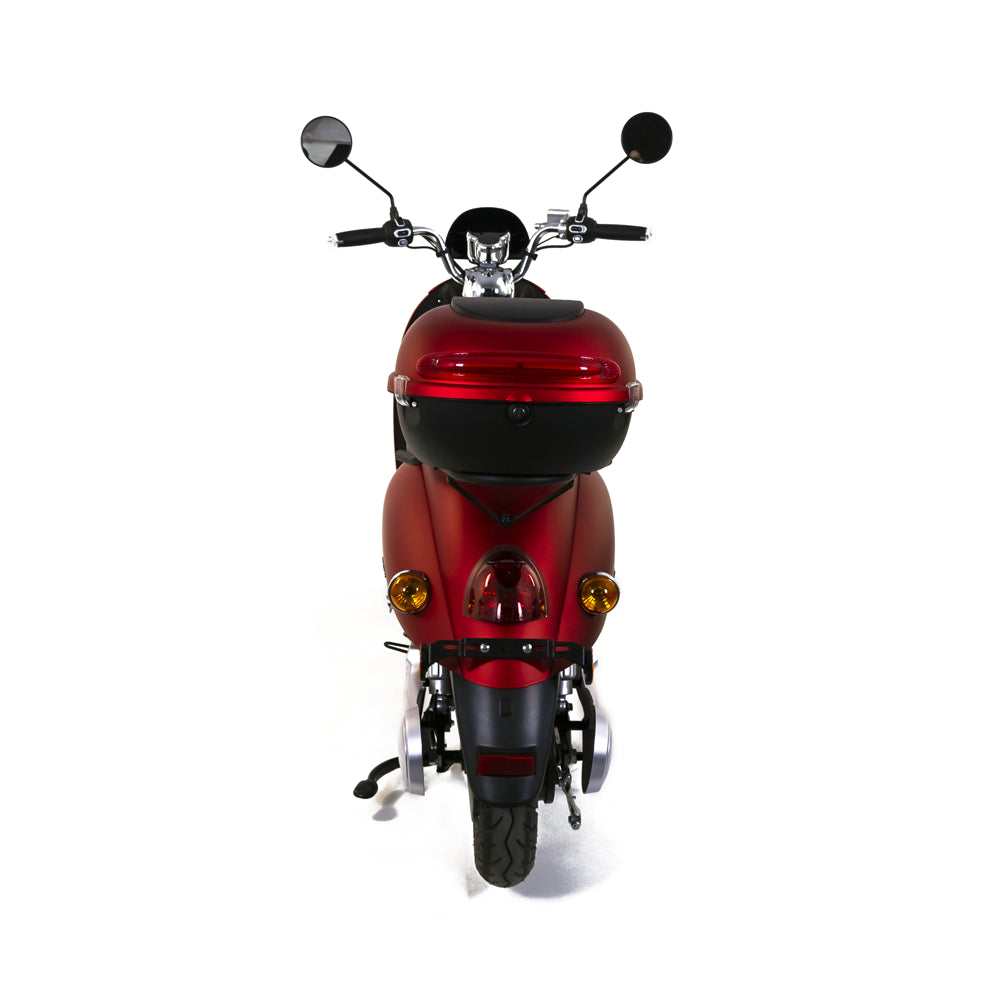 Scuter Electric Rotakt Mandarin, Motor 1600W, Viteză maximă 25km/h, Autonomie 55 km, Baterie litiu-ion 60V 20Ah, 2 locuri