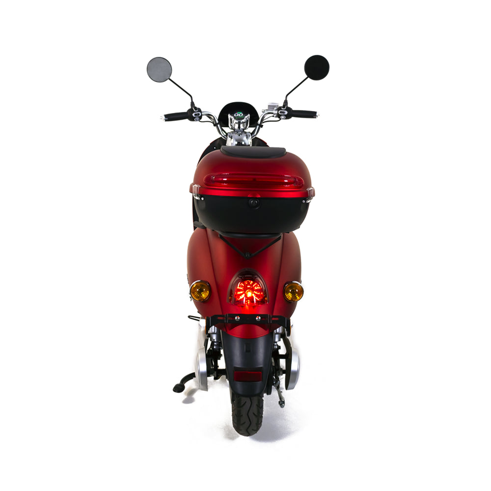 Scuter Electric Rotakt Mandarin, Motor 1600W, Viteză maximă 25km/h, Autonomie 55 km, Baterie litiu-ion 60V 20Ah, 2 locuri