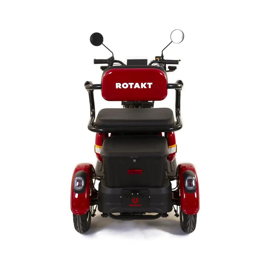 Triciclu Electric Rotakt Safari Motor 1000W, viteza maxima 25 km/h Autonomie 62 km Baterie plumb-acid 60V 20Ah Greutate maxima 187 kg, Fara permis