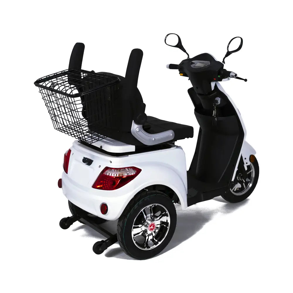 Triciclu Electric Rotakt Voyager Motor 1000W, Viteza maxima 25 km/h, Autonomie 49 km Baterie plumb-acid 60V 20Ah Greutate maxima 199kg, Fara permis