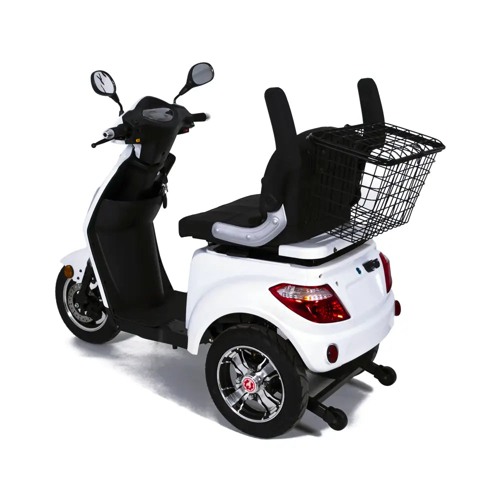 Triciclu Electric Rotakt Voyager Motor 1000W, Viteza maxima 25 km/h, Autonomie 49 km Baterie plumb-acid 60V 20Ah Greutate maxima 199kg, Fara permis