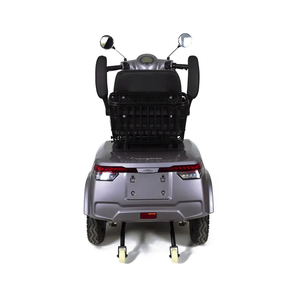 Triciclu Electric Rotakt Navigator 2 Motoare De 400W, Viteza maxima 25 km/h, Autonomie 80 km, Baterie plumb-acid 60V 20Ah, Greutate maxima 300kg, Fara permis