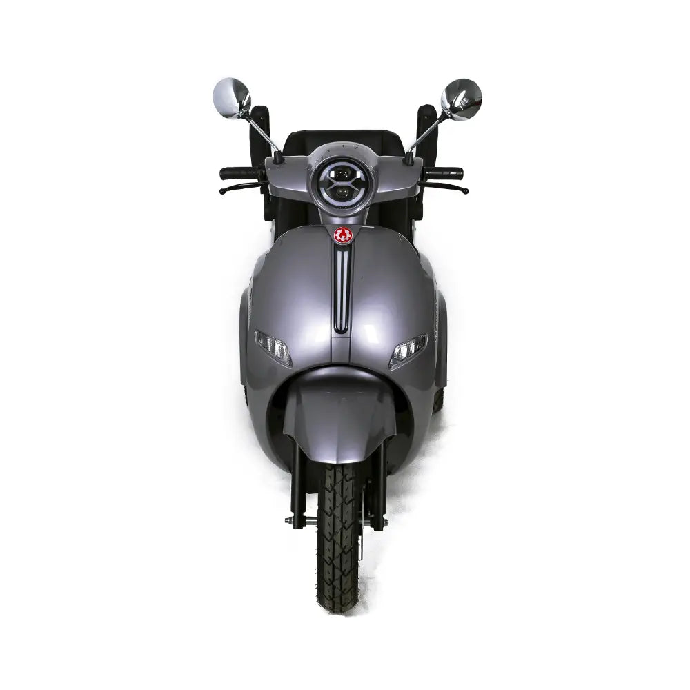 Triciclu Electric Rotakt Navigator 2 Motoare De 400W, Viteza maxima 25 km/h, Autonomie 80 km, Baterie plumb-acid 60V 20Ah, Greutate maxima 300kg, Fara permis