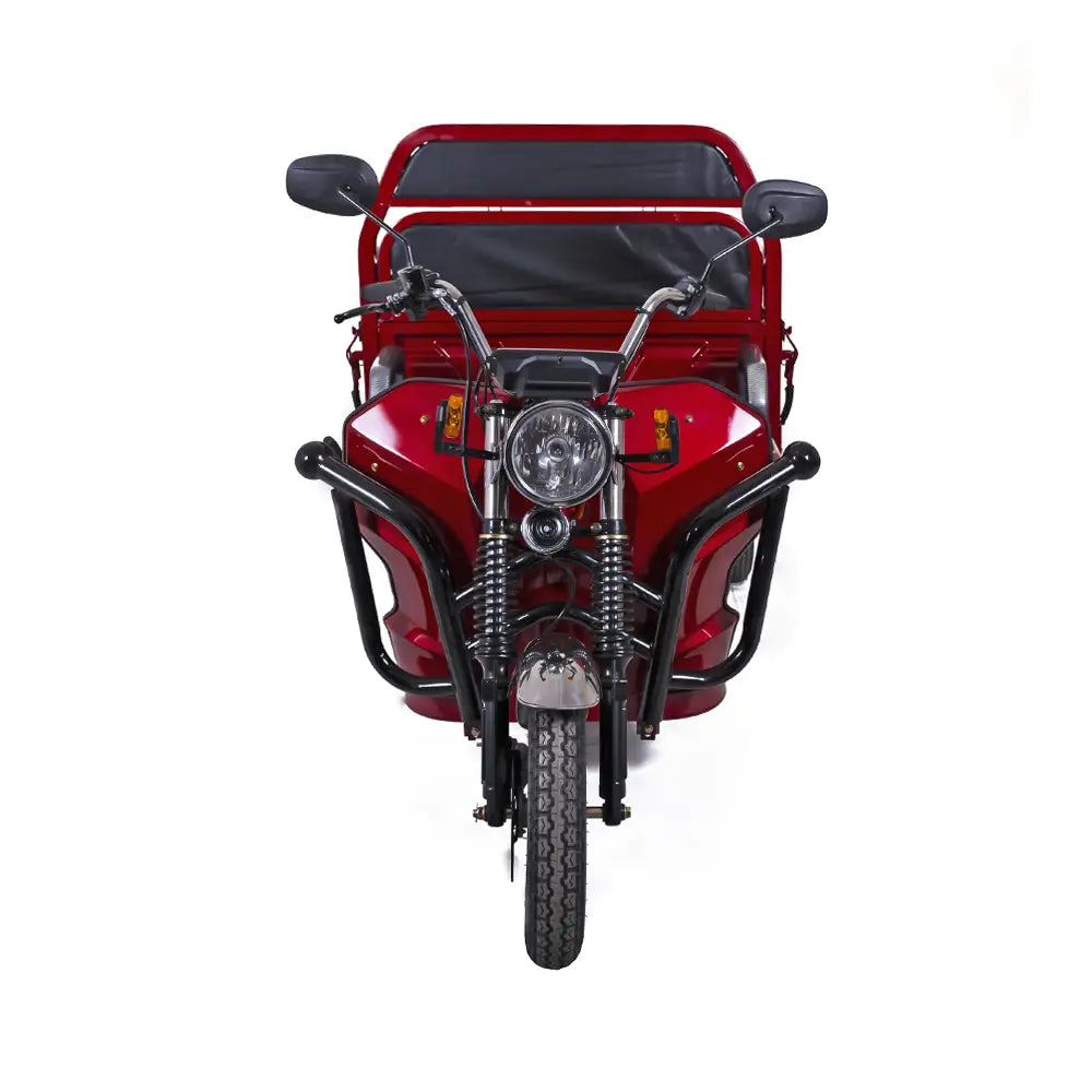 Triciclu Electric cu Remorca Rotakt Guliver 2000W 25 km/h Autonomie pana la 68 km Baterie Plumb-acid 72V 58Ah Greutate maxima 617 kg, Fara permis - Portocaliu