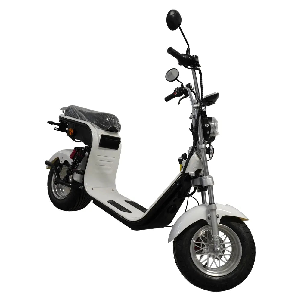 Rotakt Cruiser – Scuter Electric 1500W, 2 Locuri, 25 km/h - Alb