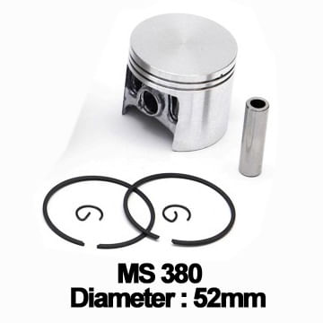 Piston complet Stihl MS 380, 381 52mm -