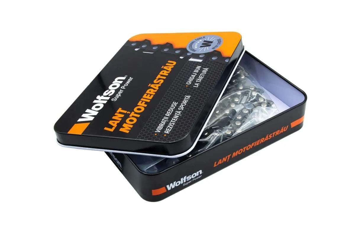 WOLFSON - Lant pentru motofierastrau 3/8 Pic - 26 dinti - 35 cm - compatibil cu lama WFS0045