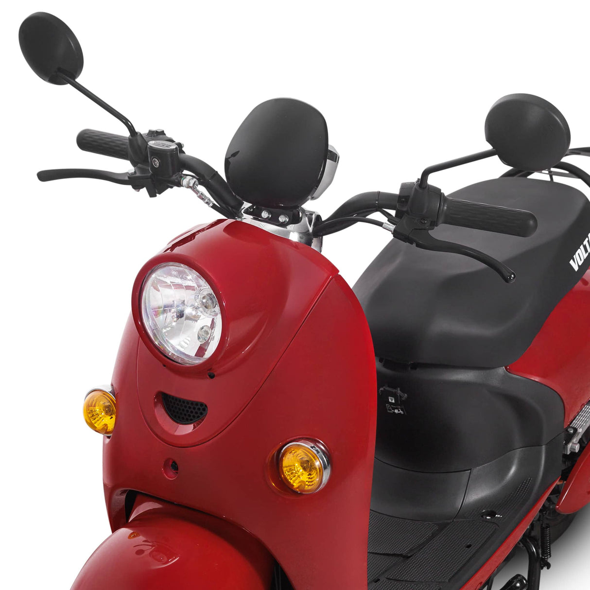 Voltarom S2, motor 2000W, autonomie pana la 60 km, viteza maxima 25 km pe ora, Scuter electric Fara Permis, Visiniu