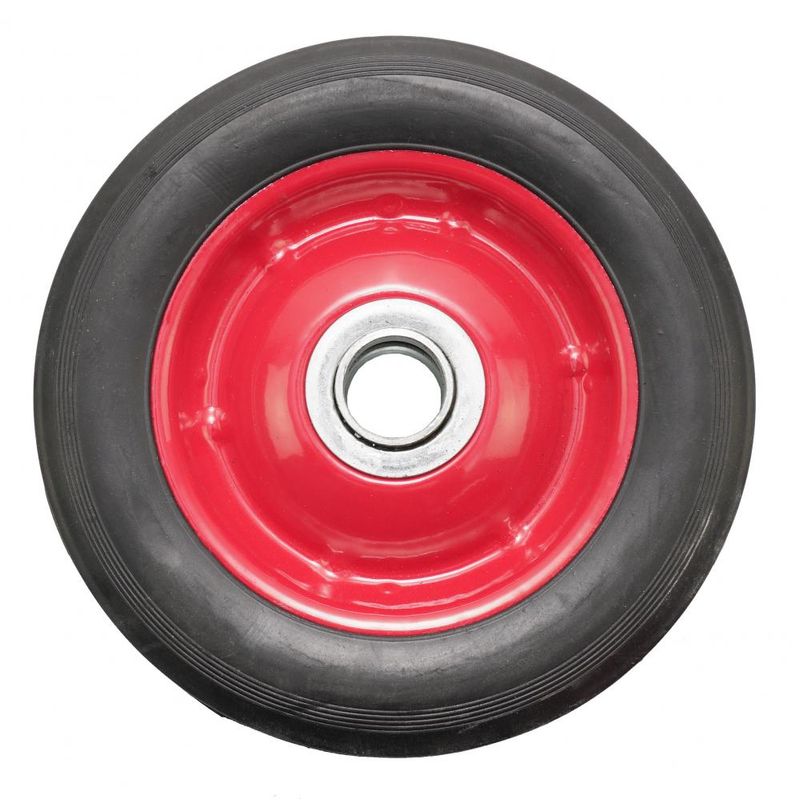 Roata carucior, cauciuc brut, rulment, 6"x1.5"