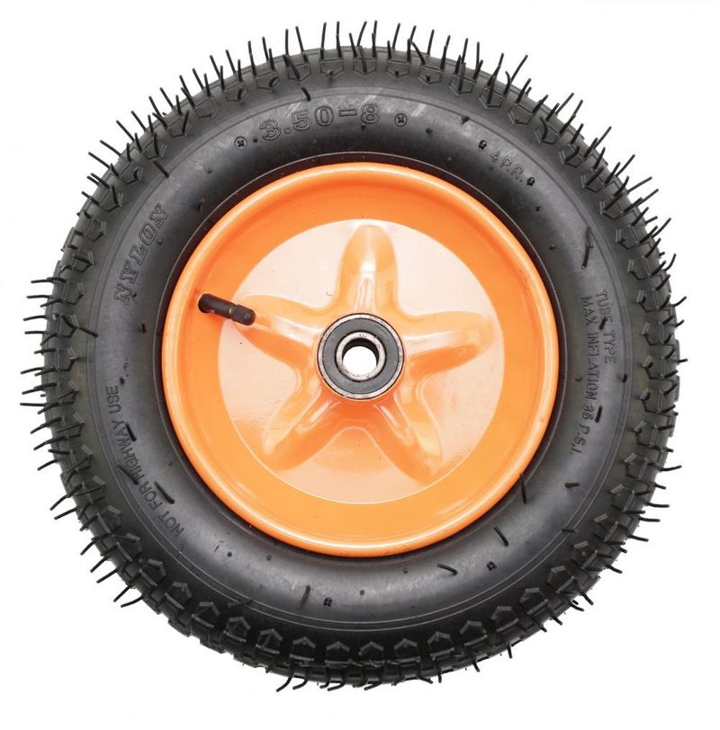 Roata roaba - tt - rulment - mixt - 3.50-8 4pr