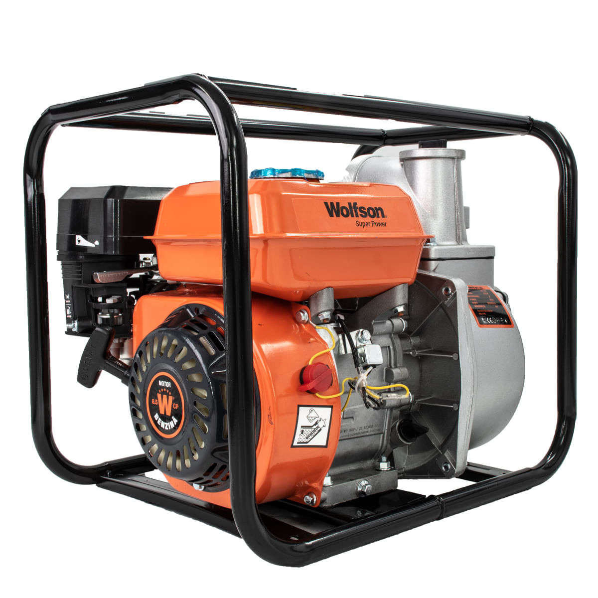 Motopompa apa WOLFSON® WT-30, 3 toli, 6.5CP, 60000l/h