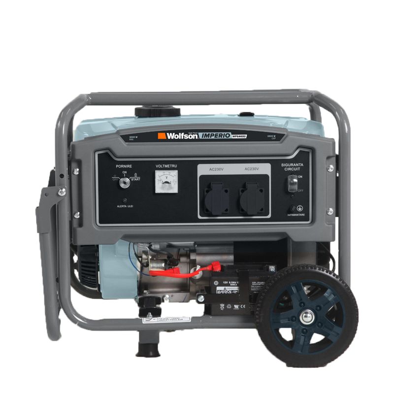 Generator de curent pe benzina Wolfson Imperio 3000, 3000W, monofazat, 7CP, 212cc