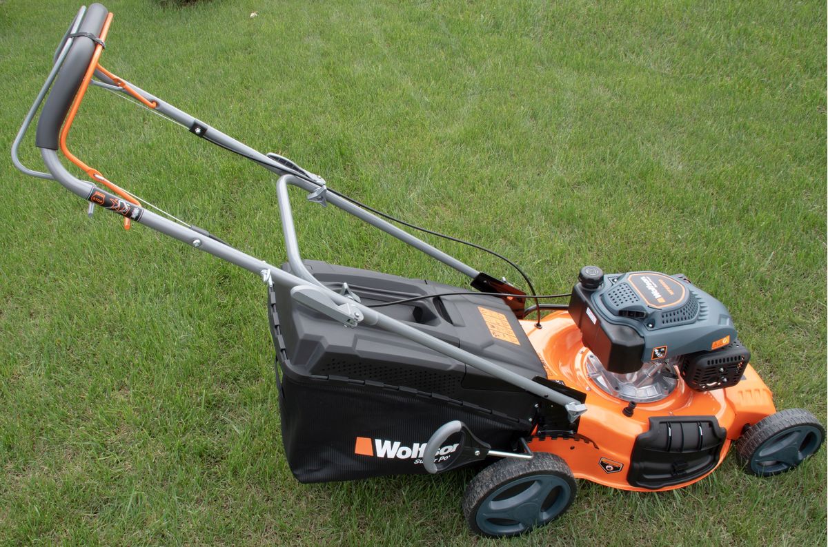 Masina de tuns iarba cu autopropulsie Wolfson, 4.5 CP, benzina, latime de lucru 51cm