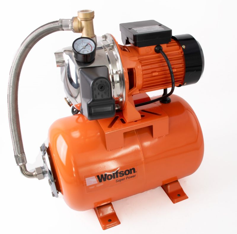 Hidrofor cu cap de inox Wolfson 800-3C, 800W, 24L, 3200 l/h, RESIGILAT