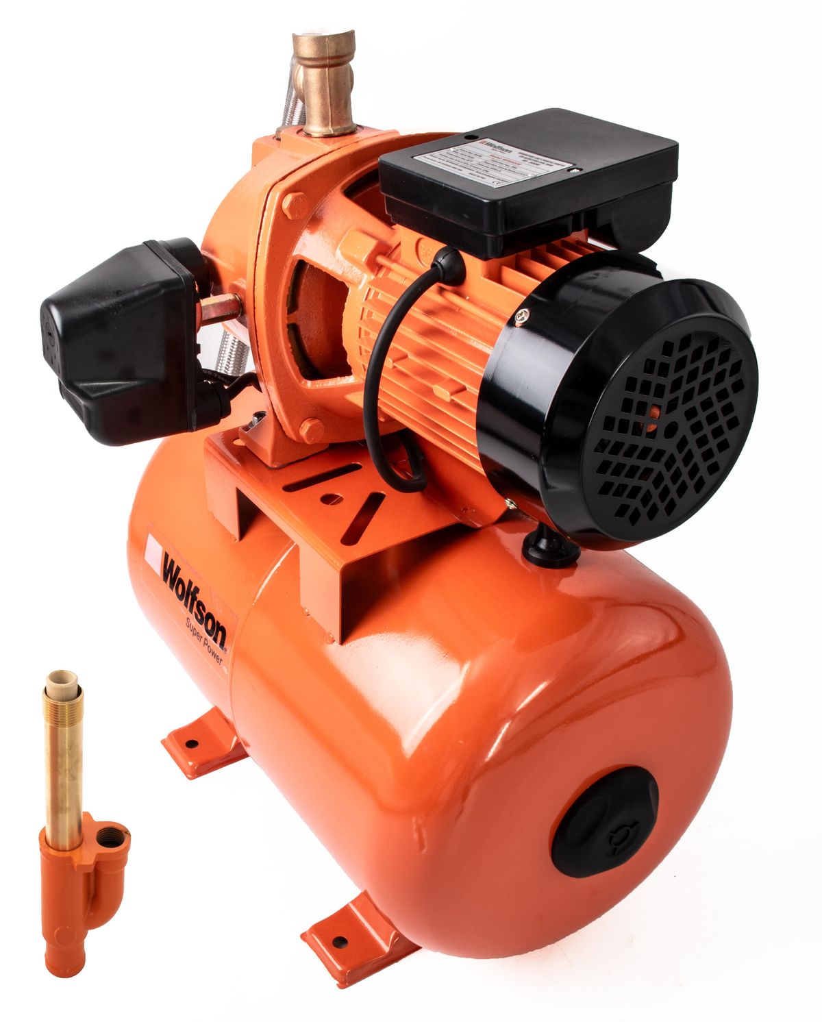 Hidrofor cu cap de fonta si ejector Wolfson 800-3D, 800W, 24L, 3200 l/h