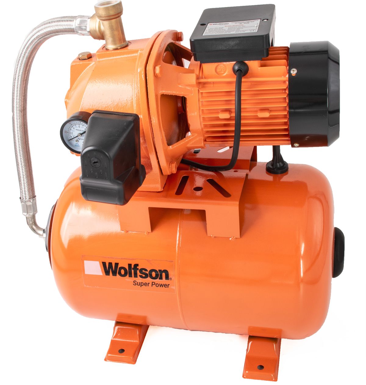 Hidrofor cu cap de fonta si ejector Wolfson 800-3D, 800W, 24L, 3200 l/h