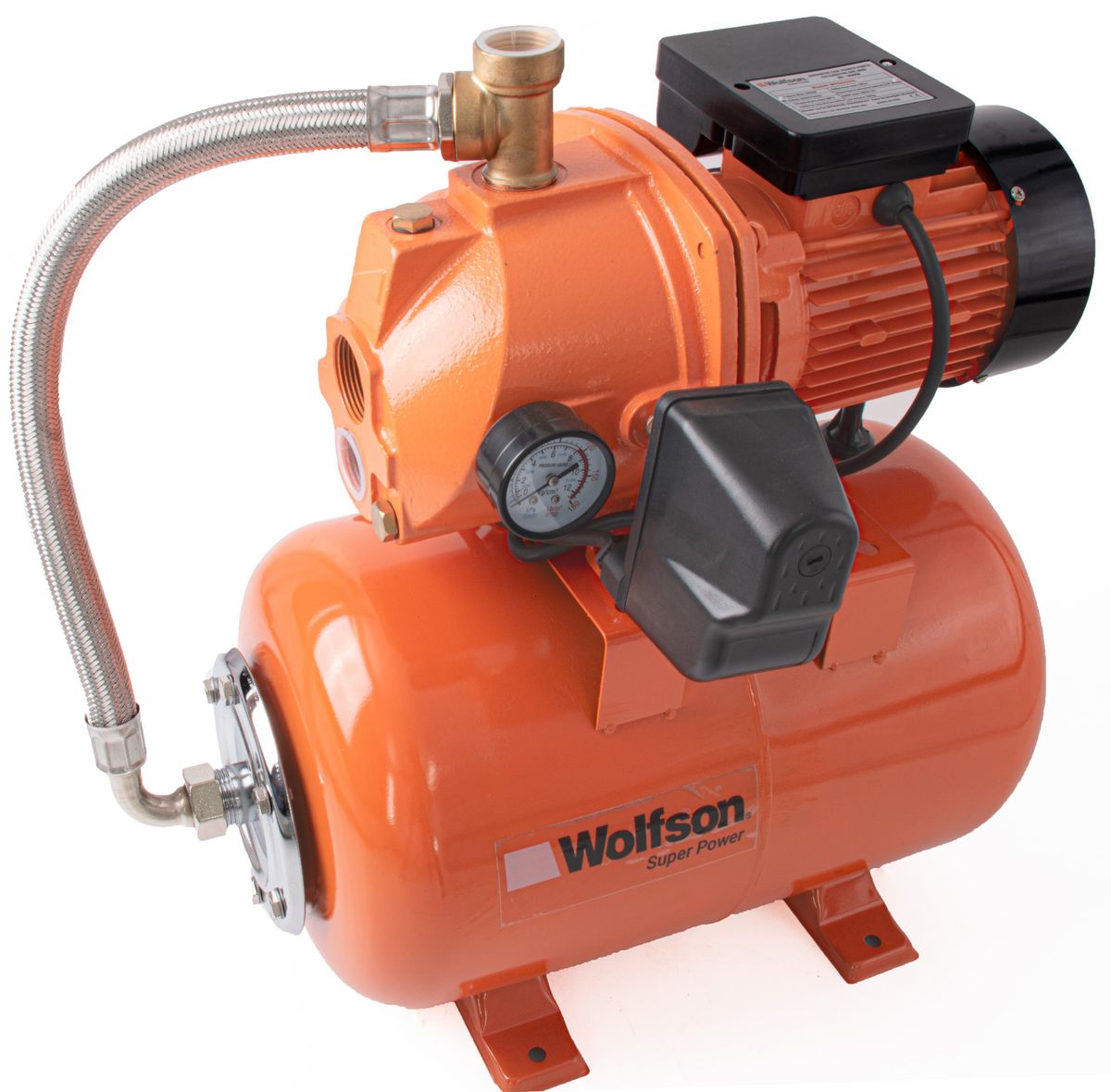 Hidrofor cu cap de fonta si ejector Wolfson 800-3D, 800W, 24L, 3200 l/h