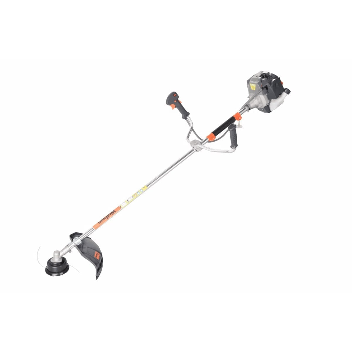 Tractoras pentru gazon + Motocoasa de umar Wolfson TRX800 - 16cp/2cp, 500cmc/52cc, latime de taiere 108cm/255mm, 12 accesorii