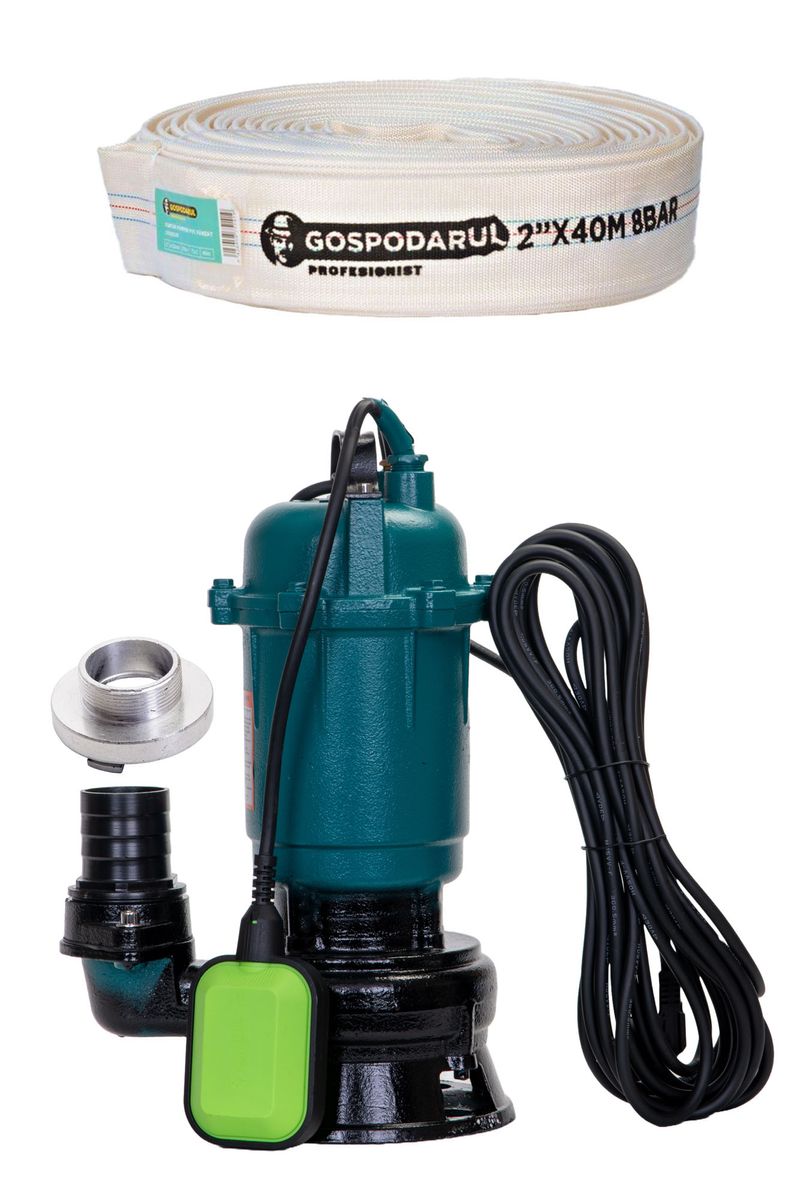 Pompa apa murdara Gospodarul Profesionist WQD-2700-F- 2700W + furtun 40m