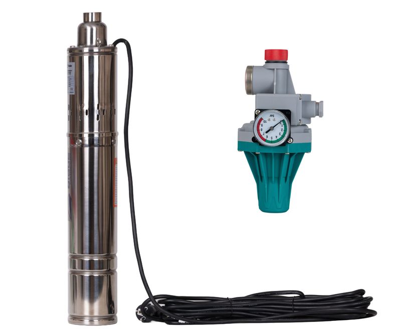 Pompa submersibila apa curata BLADE 4QGD1.2-100-0.75 Pro - 750W, 2550 l/h + presostat Total