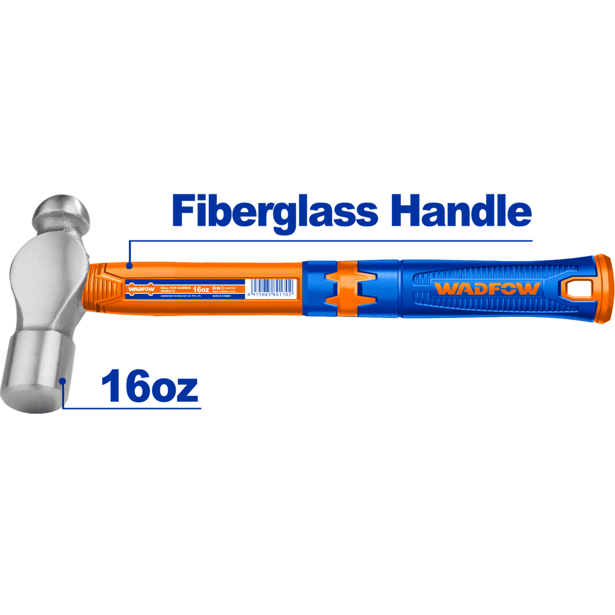 Ciocan pentru tabla Wadfow, otel carbon, 450g