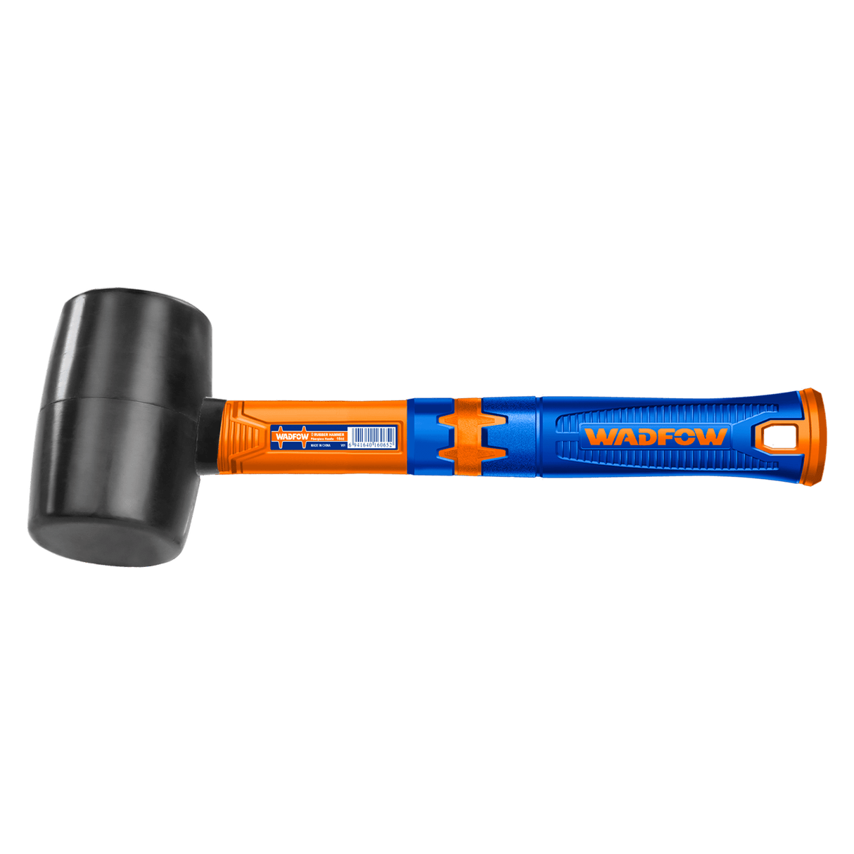 Ciocan de cauciuc Wadfow, maner fibra de sticla, 450g