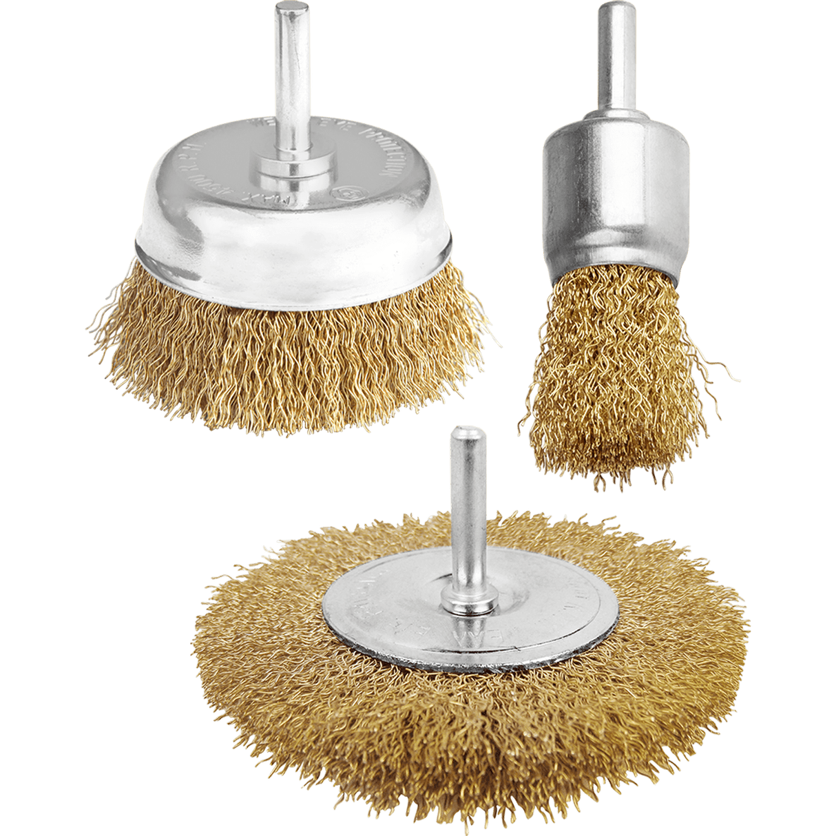 Set 3 buc perie sarma pentru lemn, otel Wadfow, dimensiuni 1”, 2”