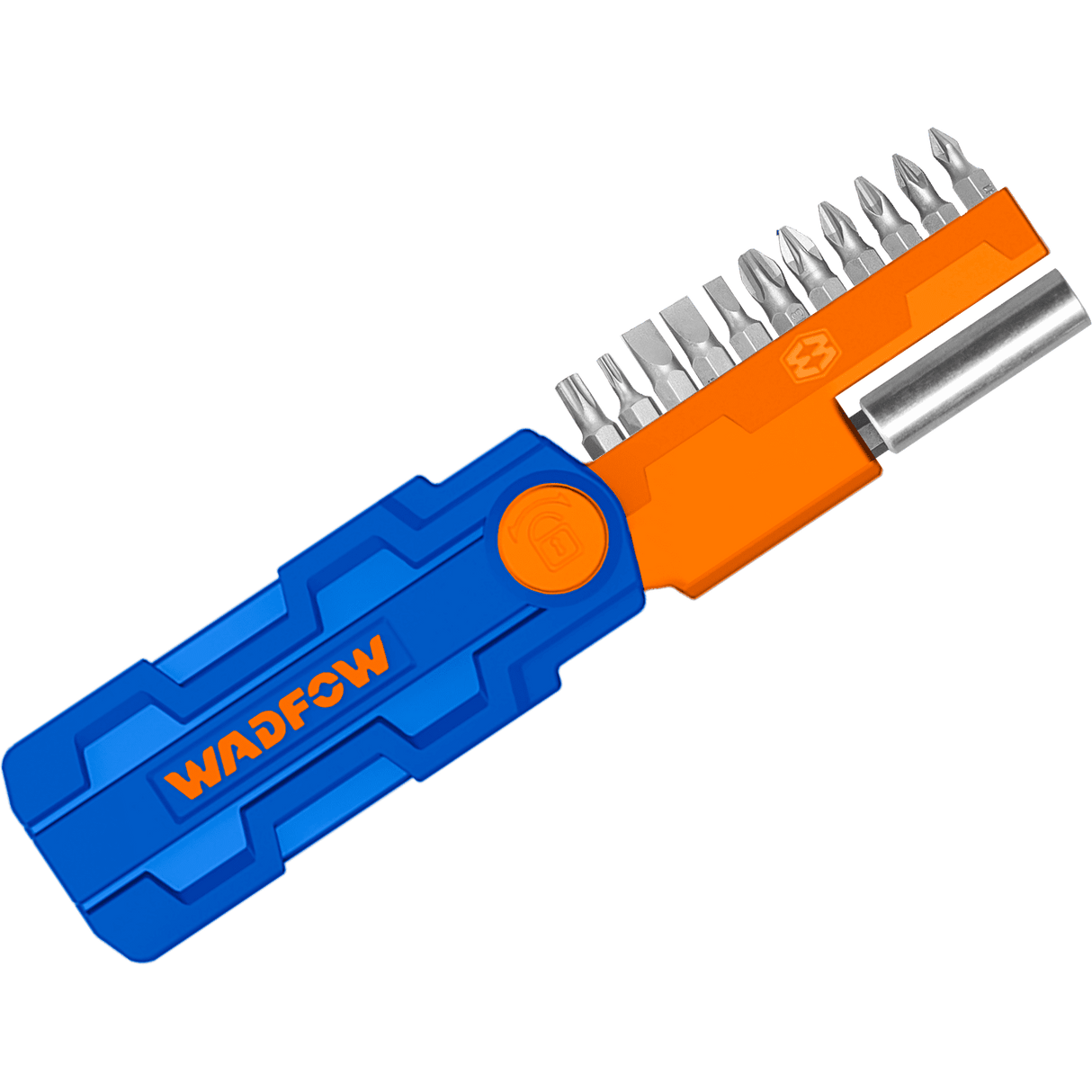 Set surubelnita cu capete de biti, Cr-V, 12 piese