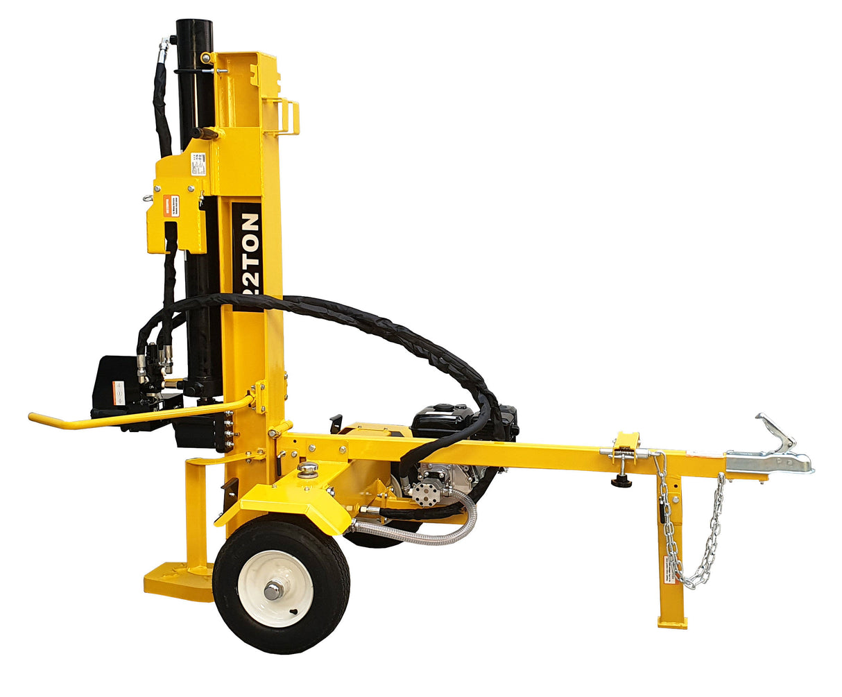 Despicator busteni ProGARDEN DH22B, 22T, 6.5 CP, benzina, tractabil, Dmax 500mm