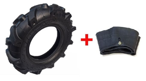 Cauciuc si camera motocultor 3.50-6 4PR