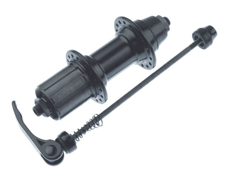 BUTUC SPATE CASETAT - ALUMINIU Gauri 32 - Negru Anodizat Lungime QR 148.5mm - Ax 10mm Cale ru