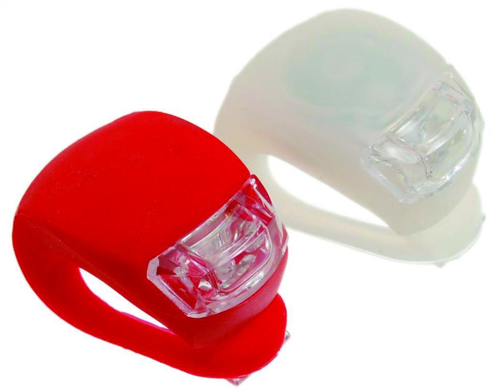 SET LUMINI SILICON - TRIP 2 LED-uri Albe SUPER BRIGHT 2 LED-uri Rosii SUPER BRIGHT 2 Functii