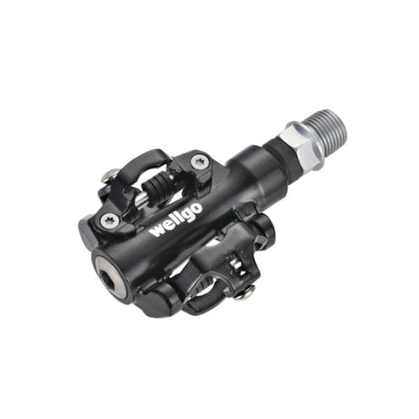 PEDALE WELLGO - M094B  -  Aluminiu  - Ax Cr-Mo  -  80.6x65.3x33.8mm  -  Negru  - 318g  -  Bucsa DU