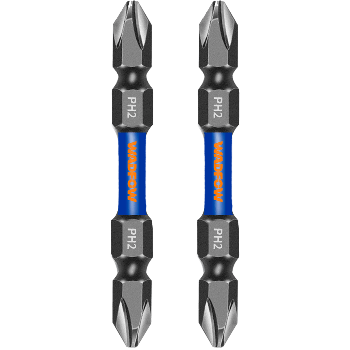 Set 2 biti de impact Wadfow, otel S2, cap dublu PH2
