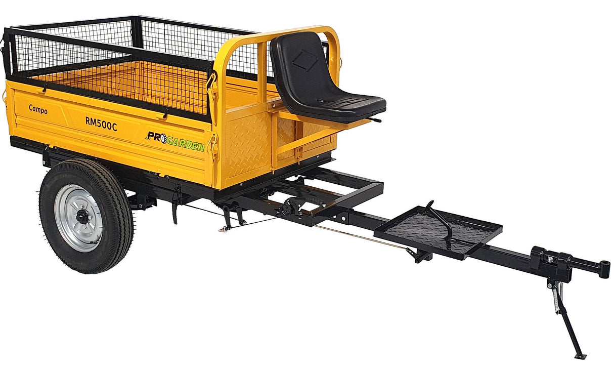 ProGARDEN Pachet Campo RM600C remorca cu obloane inaltare