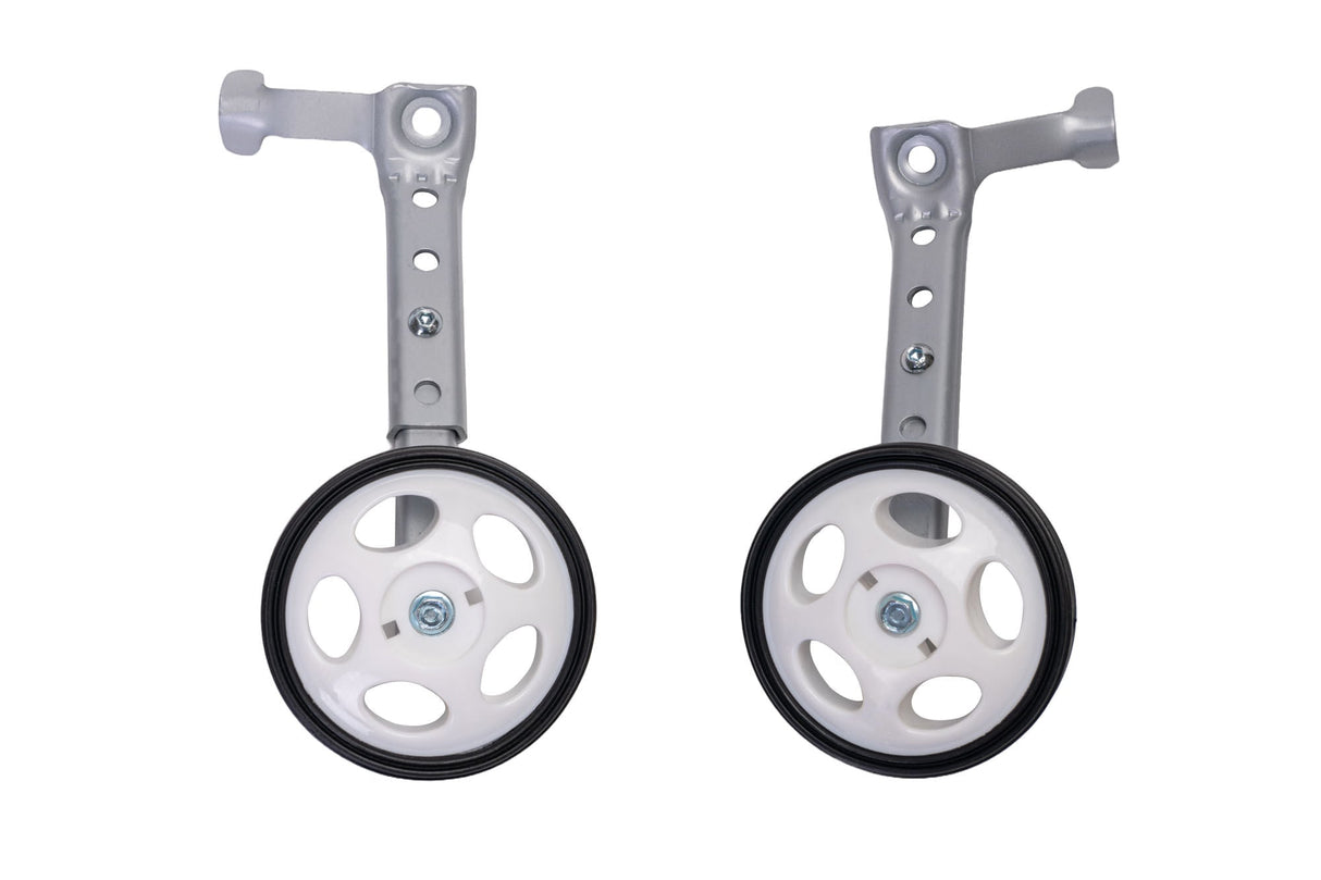 ROTI AJUTATOARE - REGLABILE - BICICLETE CU SCHIMBATOR Marime biciclete 16 - 24 Material roti Plas