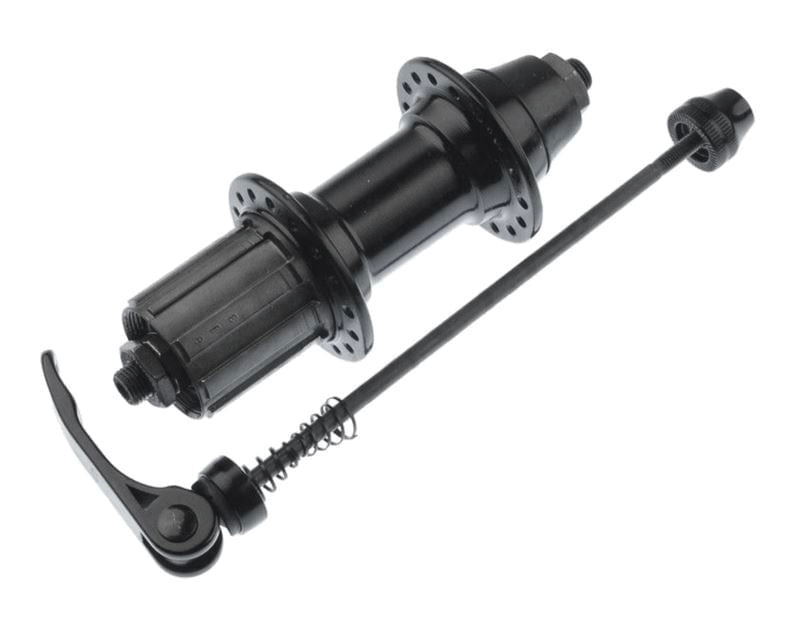 BUTUC SPATE CASETAT - ALUMINIU Gauri 32 - Negru Anodizat Lungime QR 148.5mm - Ax 10mm Cale ru