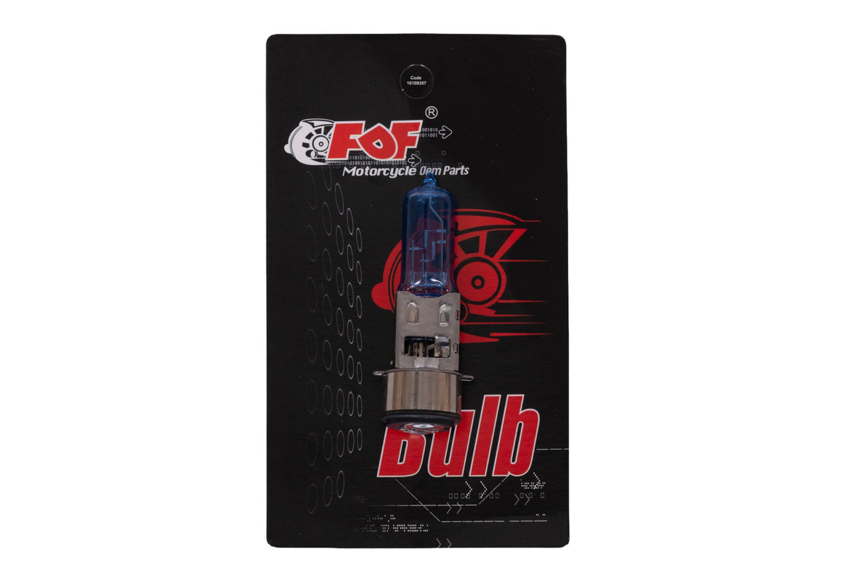 Bec halogen BA20D, lumina albastra, 12V 35/35W