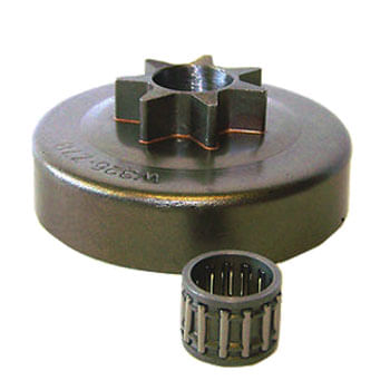 Oala ambreiaj - Stihlea + colivie Husqvarna 136, 137, 141, 142 3/25-7 - 3 piese