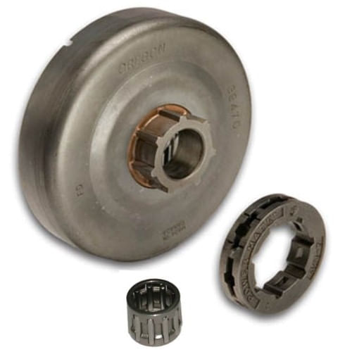 Oala ambreiaj + rotita motrica + colivie 3/8 7Z Stihl MS 341, 361, 440, 441, 460 - 3 piese