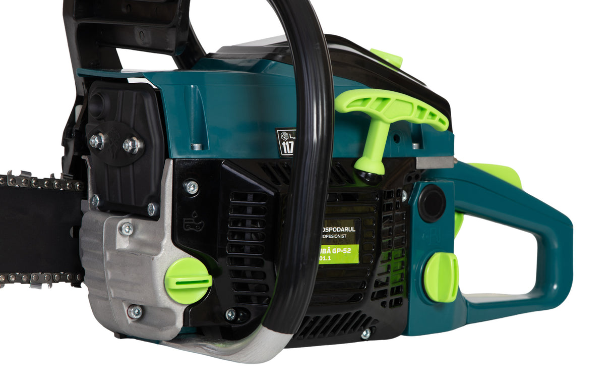 Drujba pe benzina GP-POWER, 2.7CP, 52cc, lama 40cm, 33 dinti, 2 lame, 2 lanturi
