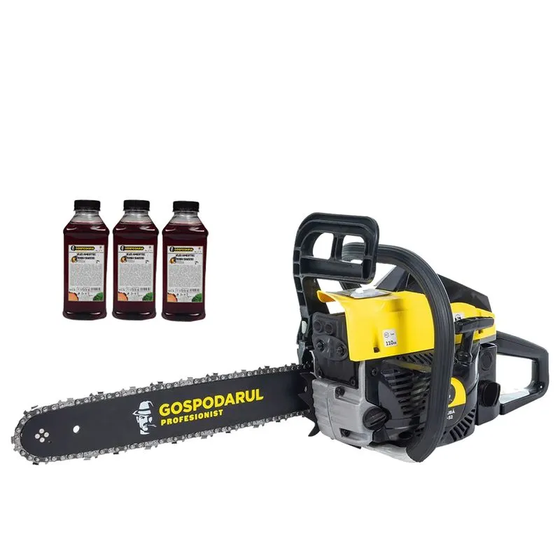 Drujba pe benzina Gospodarul Profesionist GP-5200 - 3.1 CP, 52cc