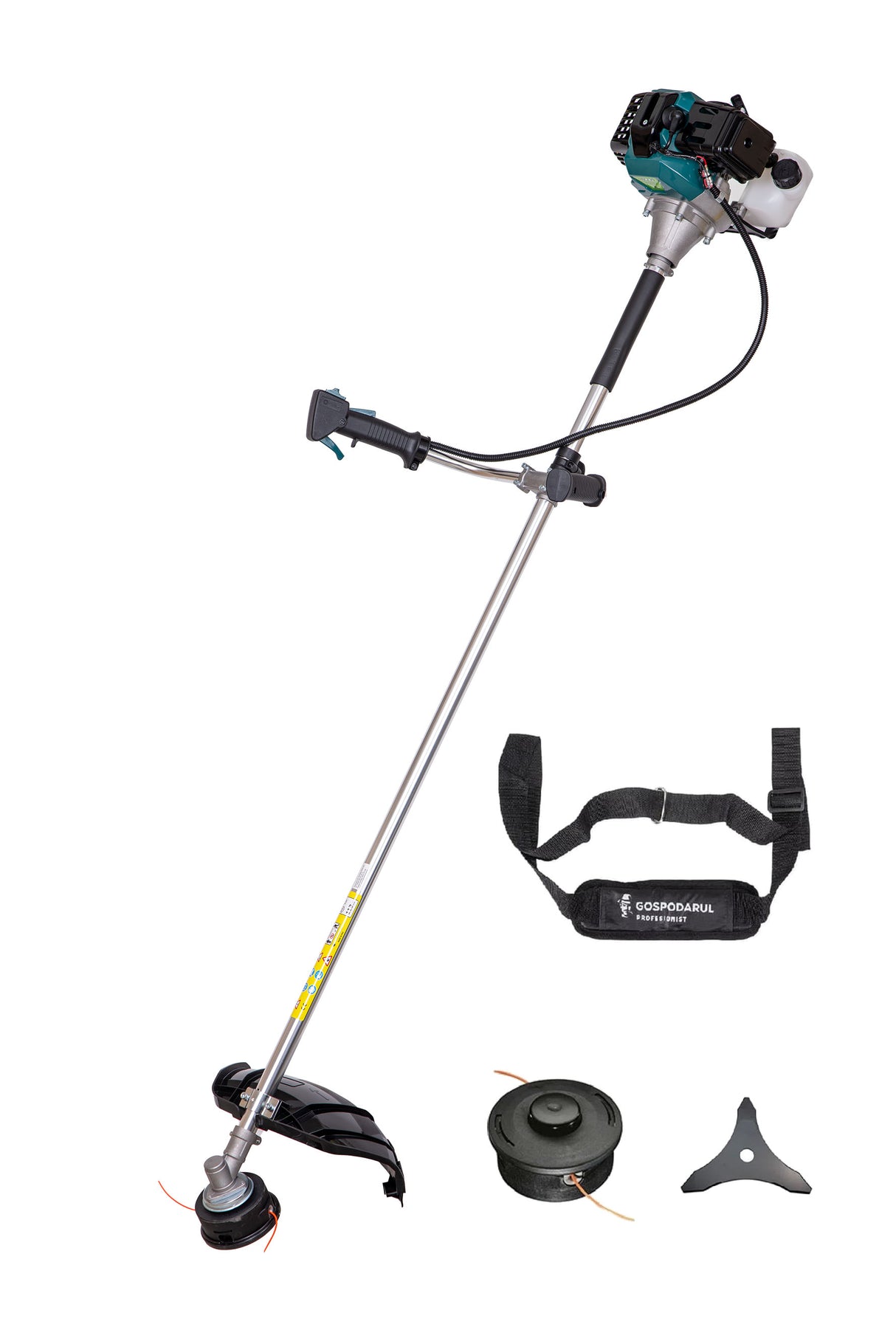 Motocoasa GP-52 POWER, 3 CP, 52cc, 3 accesorii, ham tip curea