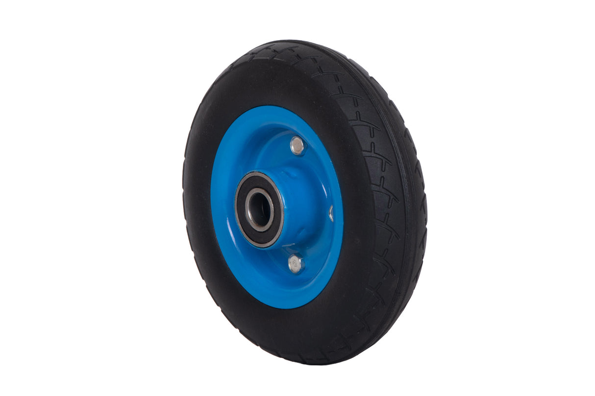 Roata carucior 250-4 (8"), cauciuc brut striat, cu rulment