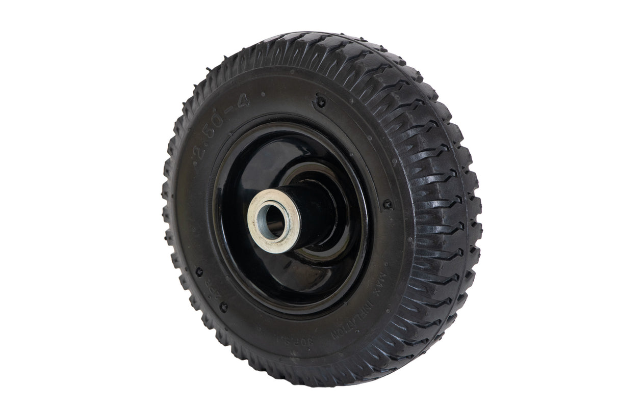 Roata carucior 250-4 (8"), cauciuc cu camera si rulment