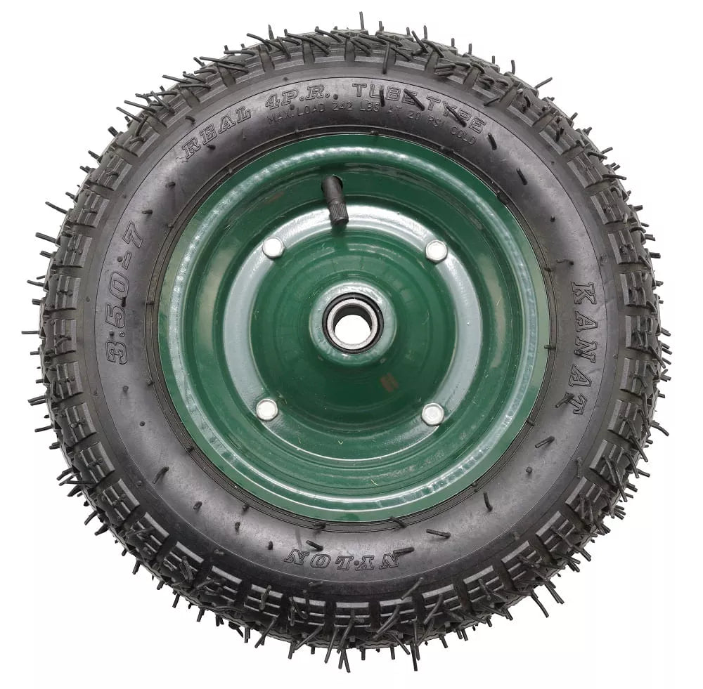 Roata roaba, tip TT, rulment, mixt, 3.50-7 4PR