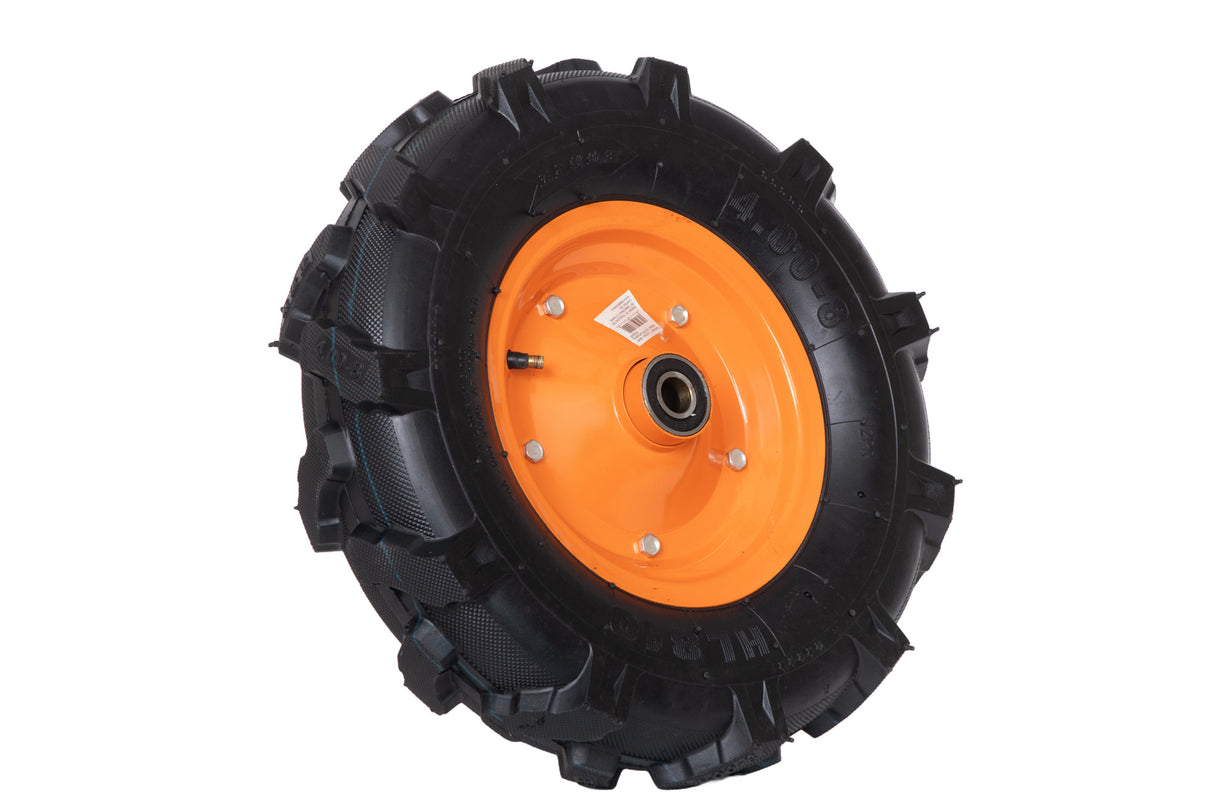 Roata roaba - tt - ax 20mm - rulment - crampoane - 4.00-8 4pr