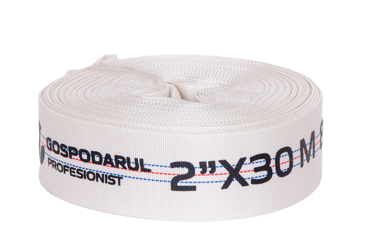 Furtun pompieri Gospodarul Profesionist PVC panzat 2” Ø 50mm 8 BAR Tip C 30m