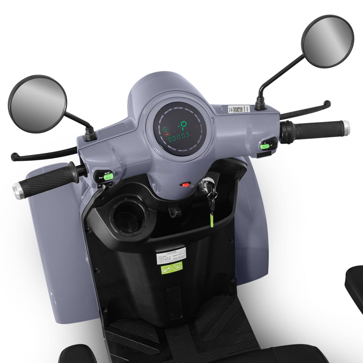 Tricicleta Electrica, FARA Permis, Volta M6, viteza maxima 25 km pe ora, Motor 1000W, Autonomie pana la 50km