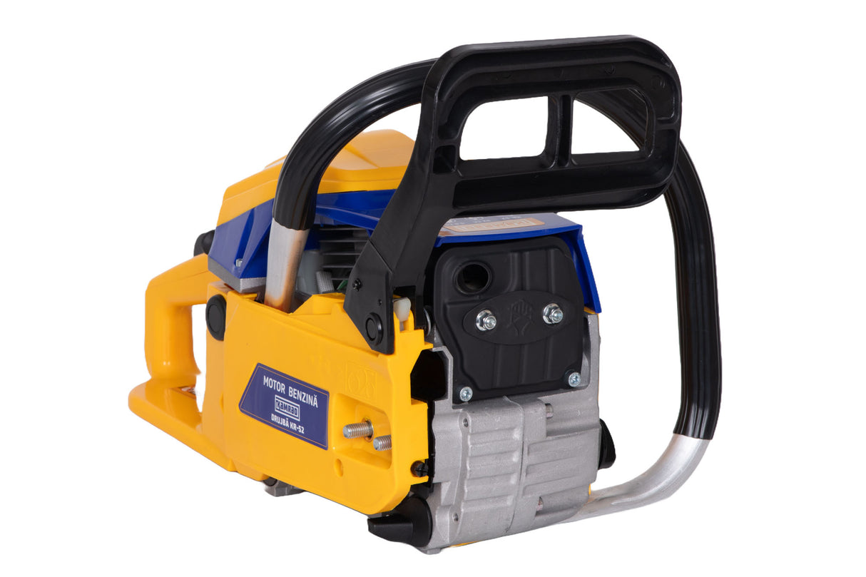 Drujba pe benzina Kamrad KR-52, 5.8CP, 52cc, 2 lame 2 lanturi, toporisca Wolfson